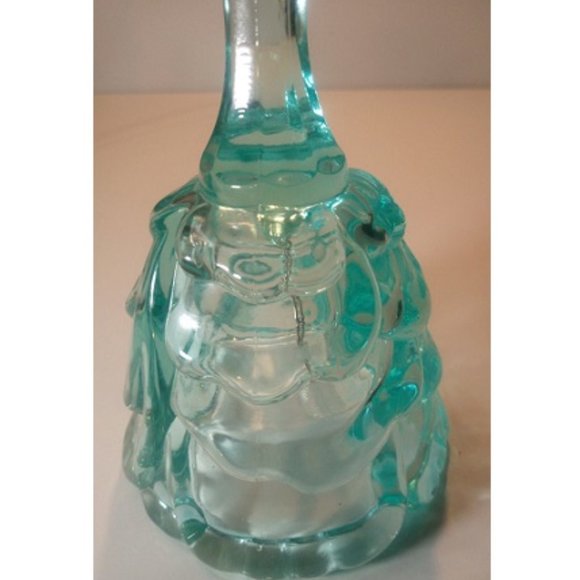 Fenton Teal Blue Butterlfly Drape Bell - Vintage 1990s - Beautiful condition - Picture 5 of 8